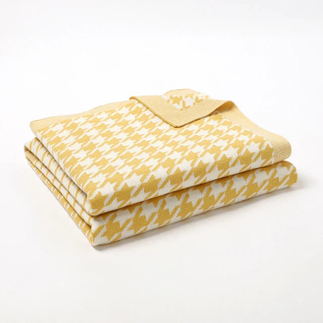 Baby Blankets Super Soft Newborn Girls Boys Swaddle Wrap Quilts Plaid Toddler Infant Stroller Bedding Cotton Knitted Blanket