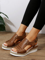 Ariyah® | Casual Slip-On Platform Peep-toe Sandals