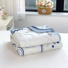 Summer Ice Quilt bedspreads comforter plaid blanket on the bed Quilt cover Duvets for 135 90 for single double bed