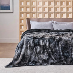 Fuzzy Blanket for Couch -  Soft and Warm Sherpa, Cozy and Furry Faux Fur, Reversible Throw Blankets for Sofa and Bed