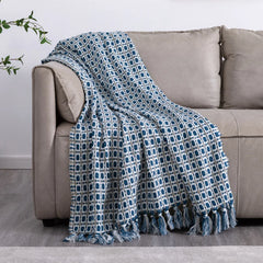 Soft Comfortable Cover Sofa Knitted  Blankets for Living Room Textile Nordic Plaid Travel Bedspread with Air Conditioner Blanket