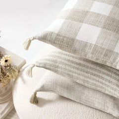 Tassels Cushion Cover 45X45 30X50 Cream White Pillowcase For Bed Chair Sofa Decorative Pillow Covers Square Home Decor Linen