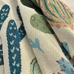 Leaves Floral Blankets for Bed Linen Cotton Throw Blankets Creative Interesting Outdoor Camping Picnic Mat Aesthetic Blanket