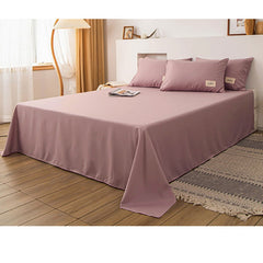 Cotton Bed Sheet Cover Solid Twin Size Bed Sheets Beds Fabric Single Double Sheet Home Sheets for Bed Flat Bed Sheet