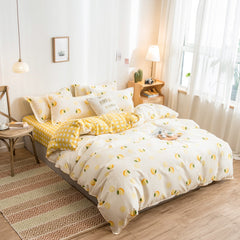 Cute Cartoon Print Duvet Cover 220x240 Lovely Pattern Adults Kids Quilt Cover AB Double-sided Comforter Covers No Pillow Cases