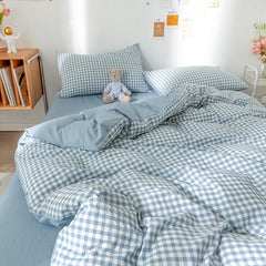 Bedding Set  2 Bedrooms Sheet Duvet Cover Linens Bedspread Euro Nordic 150 Beds for Girls King Size Luxury Pillowcase Cute Bed