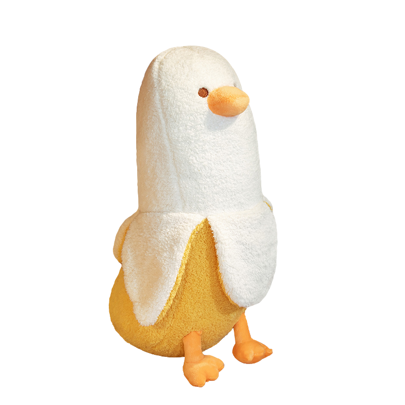 50/70CM Creative Banana Duck Plush Toys Pillow Soft Down Cotton Cartoon Sleeping Pillow Home Sofa Bed Decoration Girl Gifts
