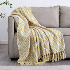 Soft Comfortable Cover Sofa Knitted  Blankets for Living Room Textile Nordic Plaid Travel Bedspread with Air Conditioner Blanket
