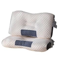 3D Neck Pillow High Elastic Neck Protection Height Optional For Sleeping Soft Porosity Washable Pillows Bedding For Hotel Home