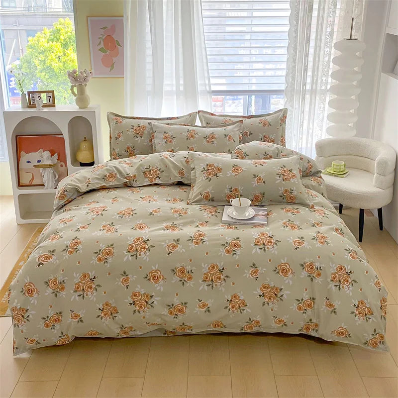 3pcs Leopard Pattern Duvet Cover Bedding Set Double Queen Size, Microfiber Soft Quilt Cover with Pillowcases, Girls Room Decor