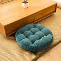Meditation Floor Round Pillow for Seating on Floor Solid Tufted Thick Pad Cushion For Yoga Balcony Chair Seat Cushions