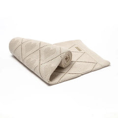 Blankets Knit Newborn Infant Boys Girls Cotton Swaddle Wrap Sleepsack for Stroller Bed 90*70cm Toddler Outdoor Playing Mats