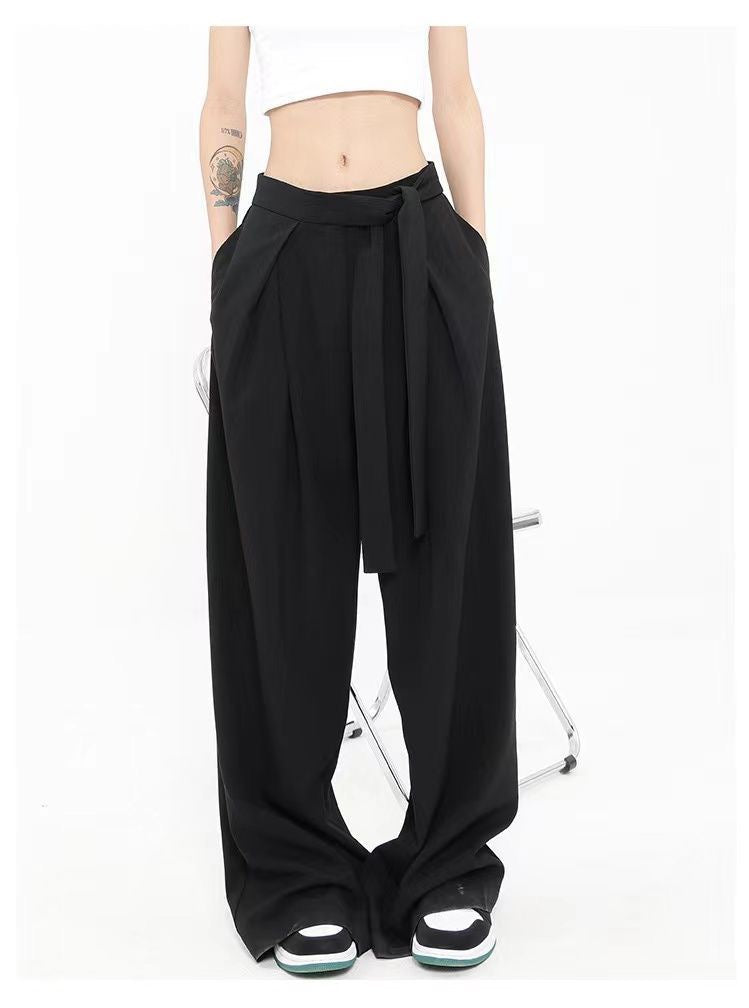 Tied Oversized Wide Leg Pants