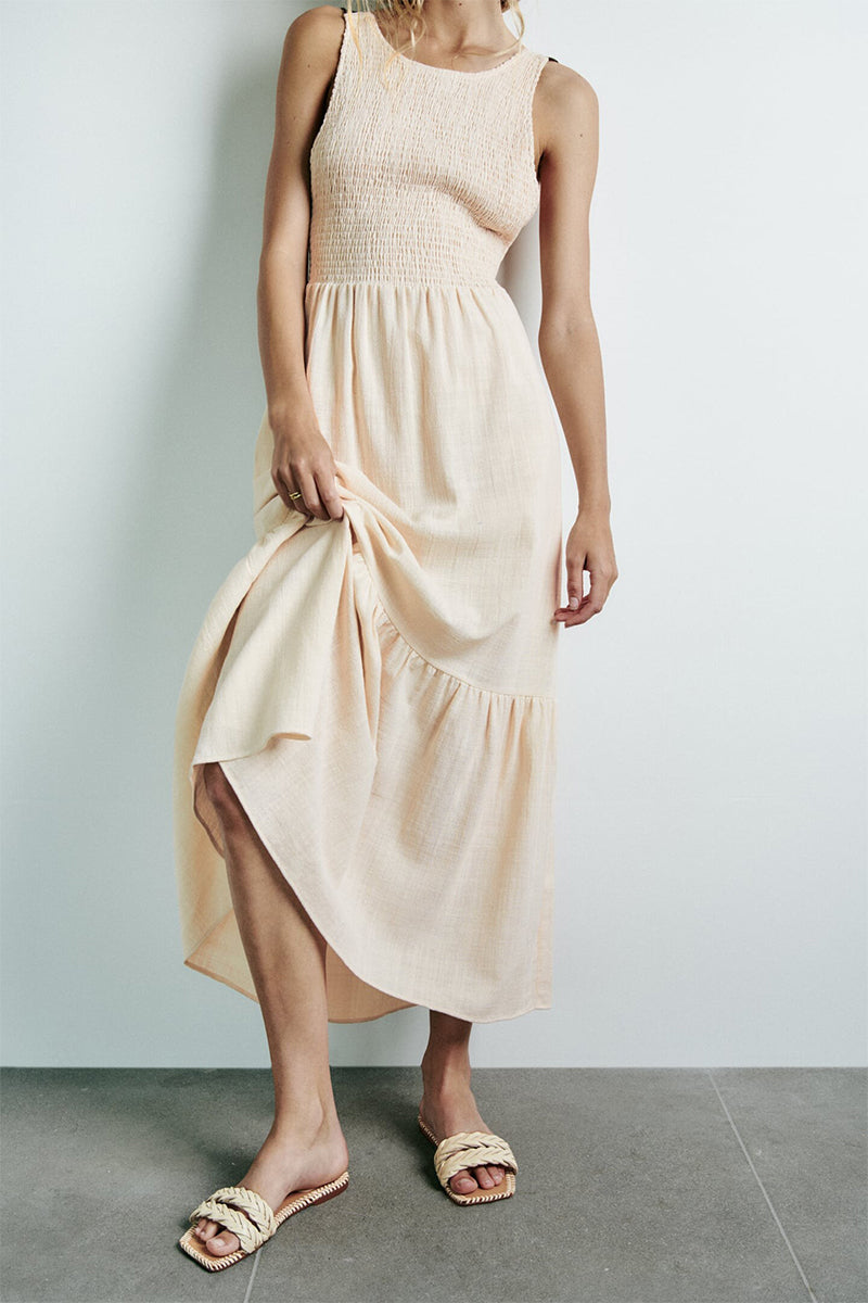 Alameda Tie-Back Maxi Dress