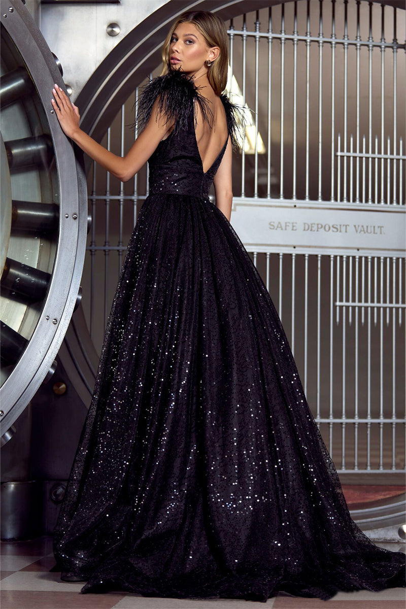 Astonishing Elegance Sequin Maxi Dress