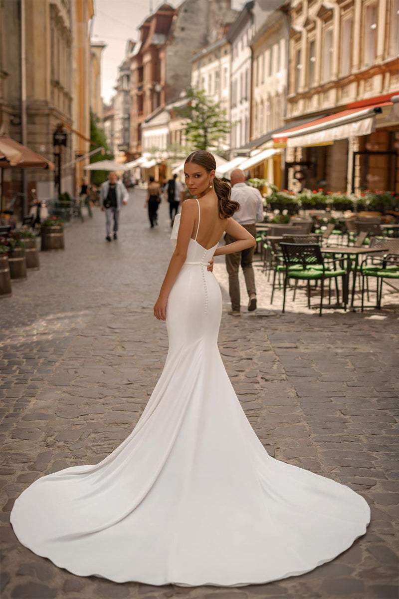 Athens Love Satin Bridal Gown