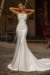 Athens Love Satin Bridal Gown