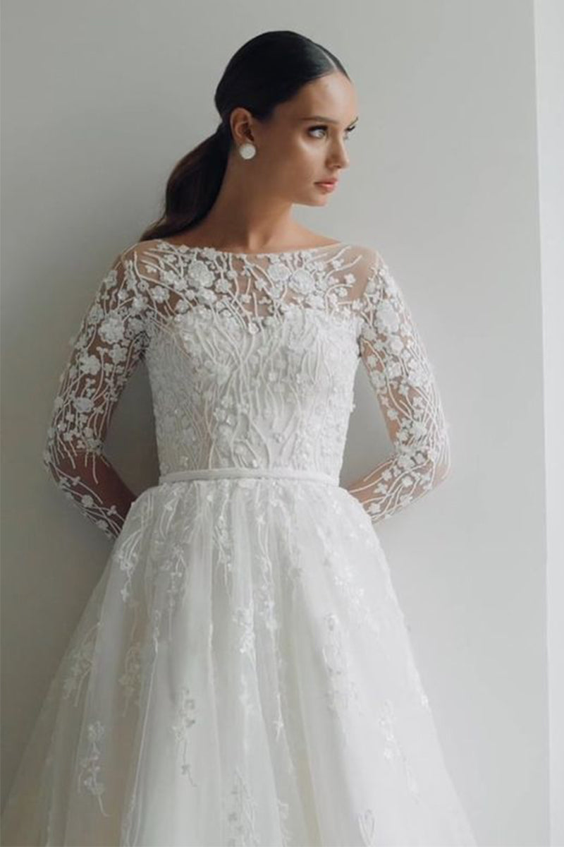 Bennett Long Sleeve Wedding Dress