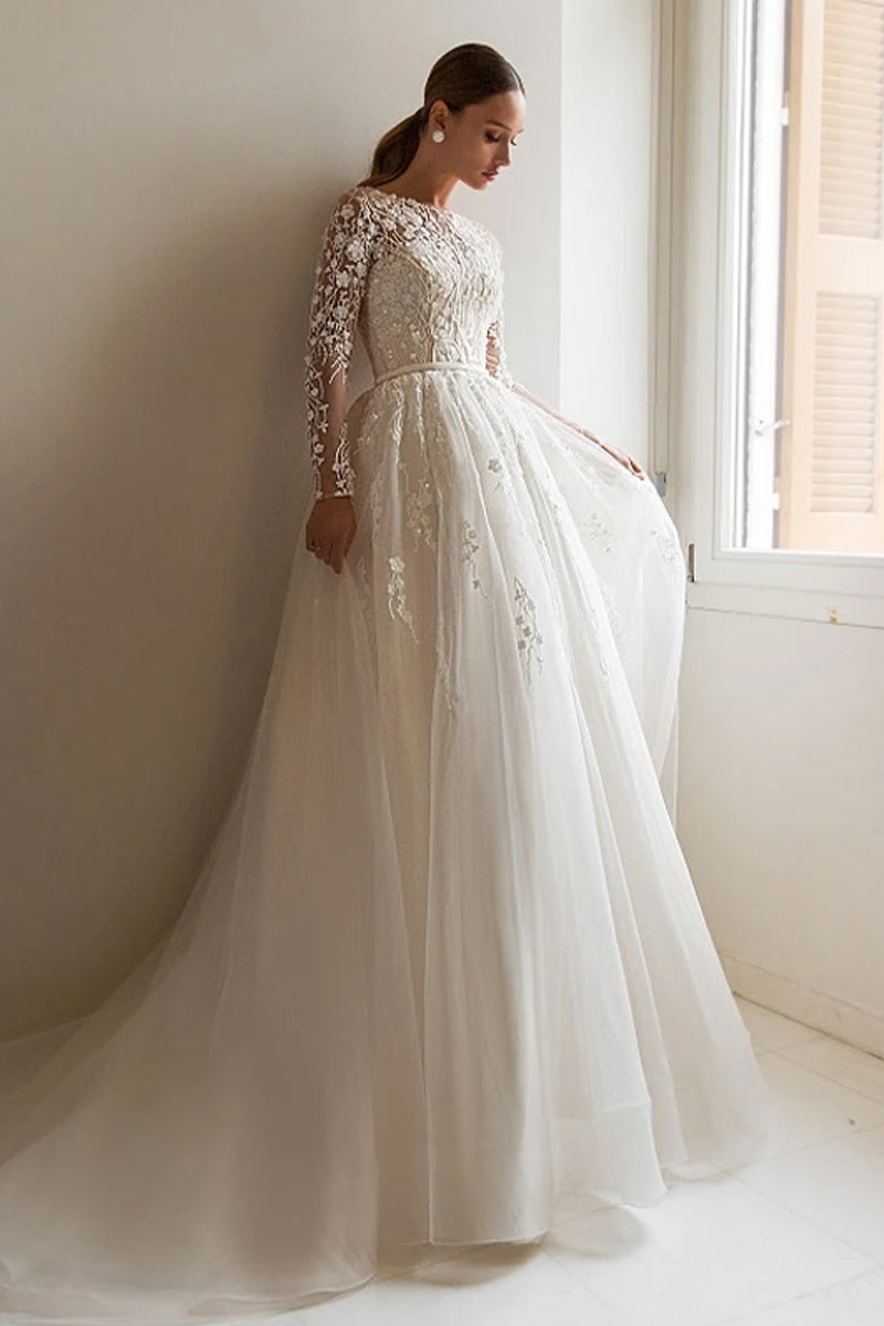 Bennett Long Sleeve Wedding Dress