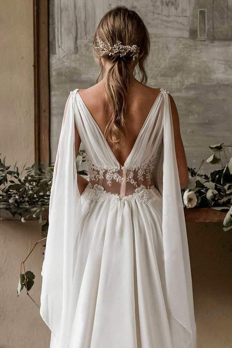 Bohemian Goddess Wedding Dress