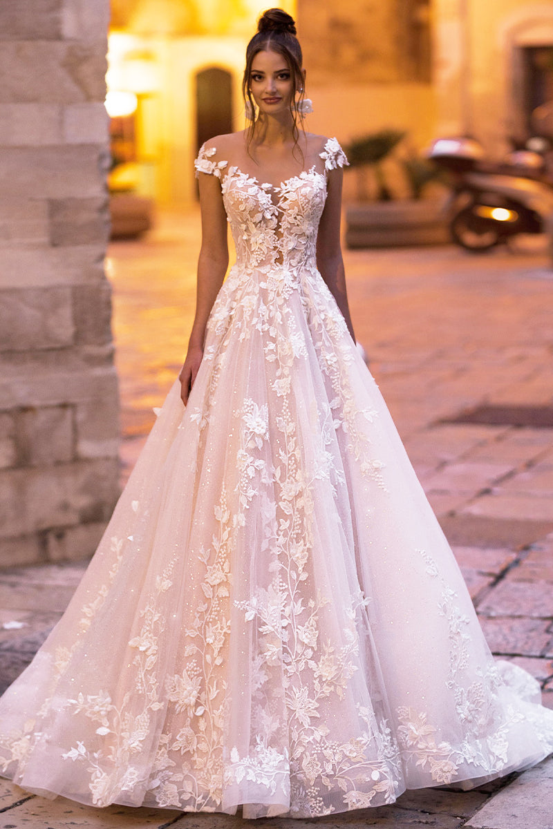 Cecilia Lace A-Line Wedding Dress