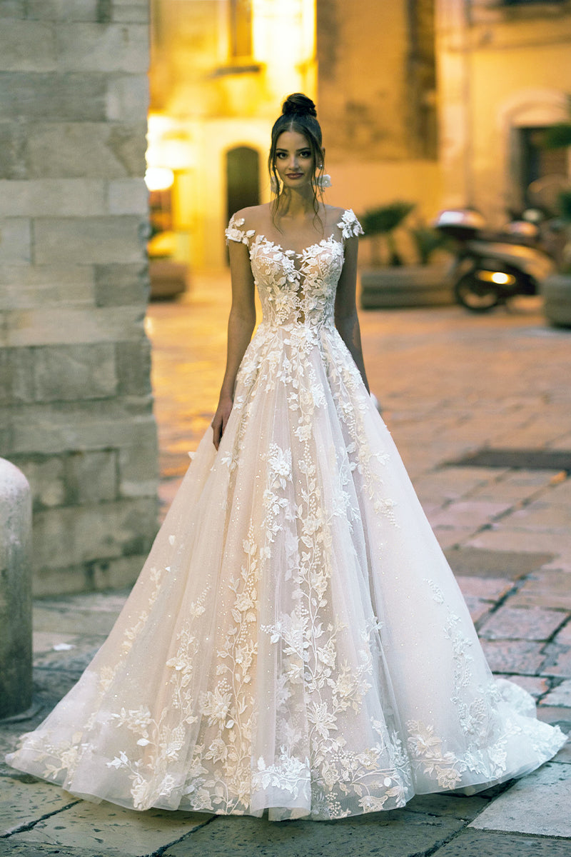 Cecilia Lace A-Line Wedding Dress