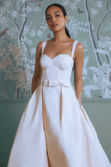 Charlotte Satin A-Line Wedding Dress