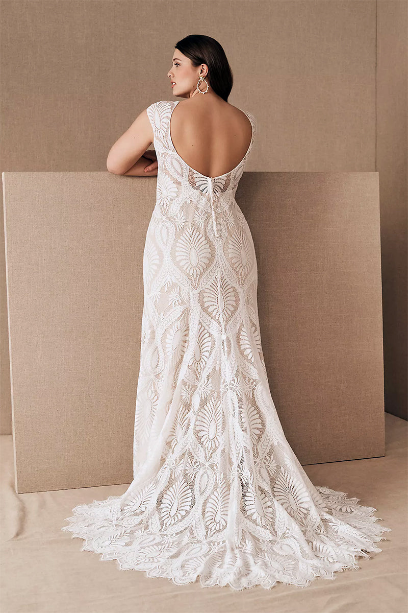 Cherished Love Lace Mermaid Wedding Dress