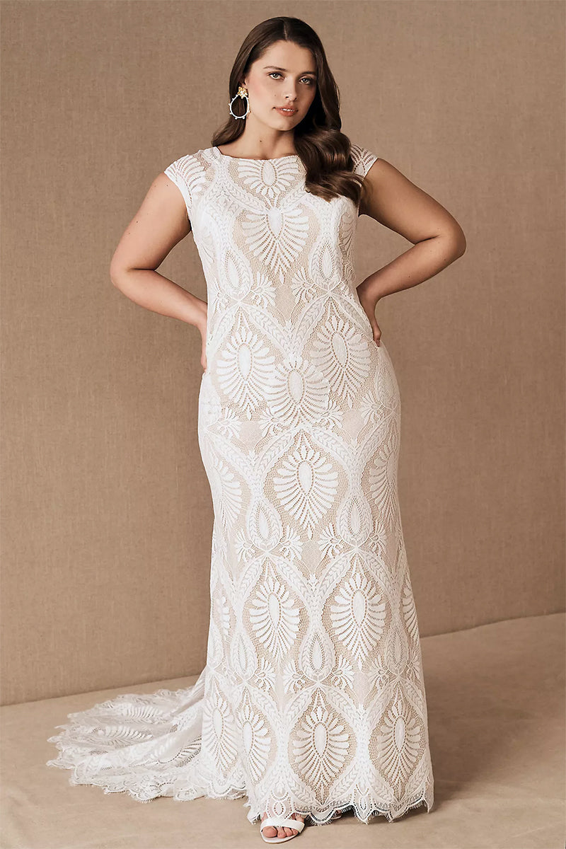 Cherished Love Lace Mermaid Wedding Dress