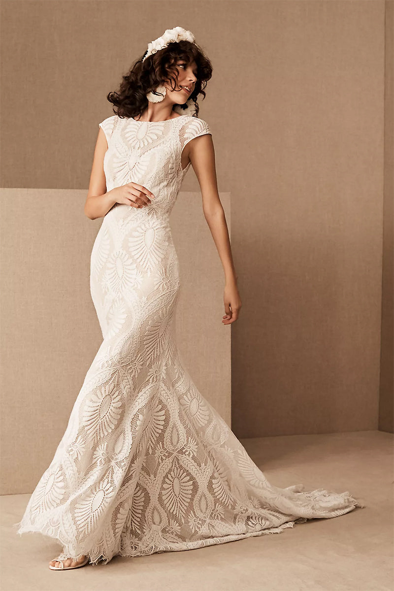 Cherished Love Lace Mermaid Wedding Dress