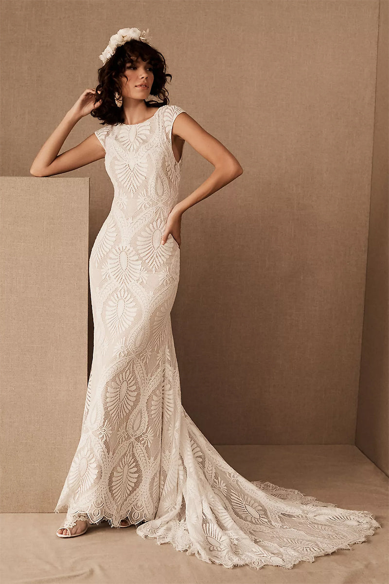 Cherished Love Lace Mermaid Wedding Dress