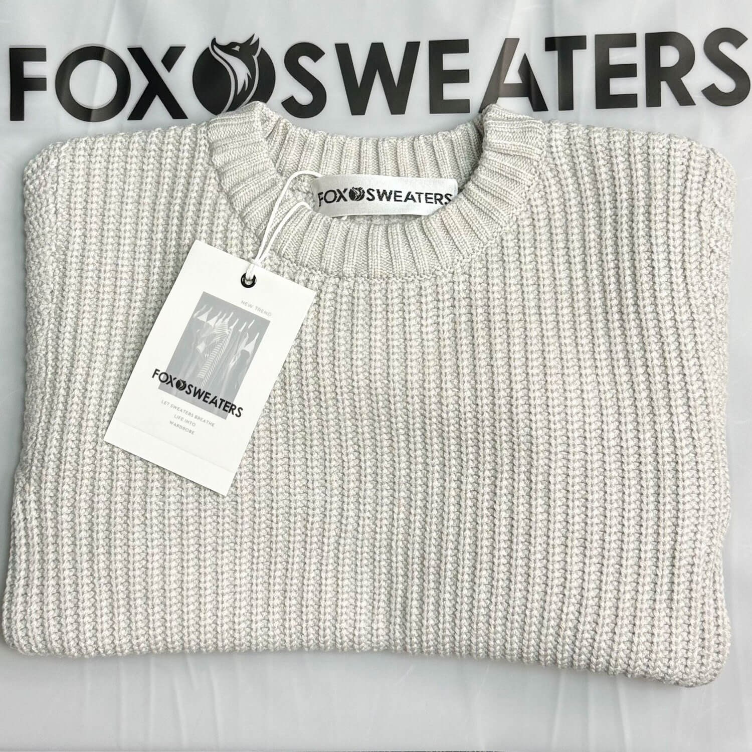 Cozy Crew Neck Long Sleeve Drop Shoulder Brioche Rib Knit Baby Sweater
