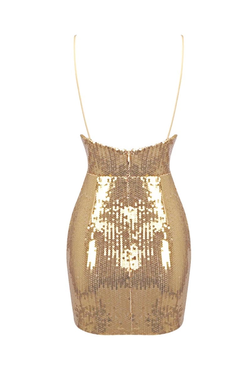 Dazzling Charm Sequin Mini Dress