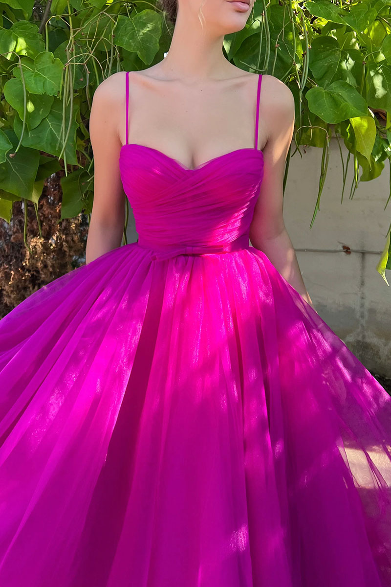 Divine Darling Tea-Length Tulle Cocktail Dress