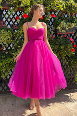 Divine Darling Tea-Length Tulle Cocktail Dress