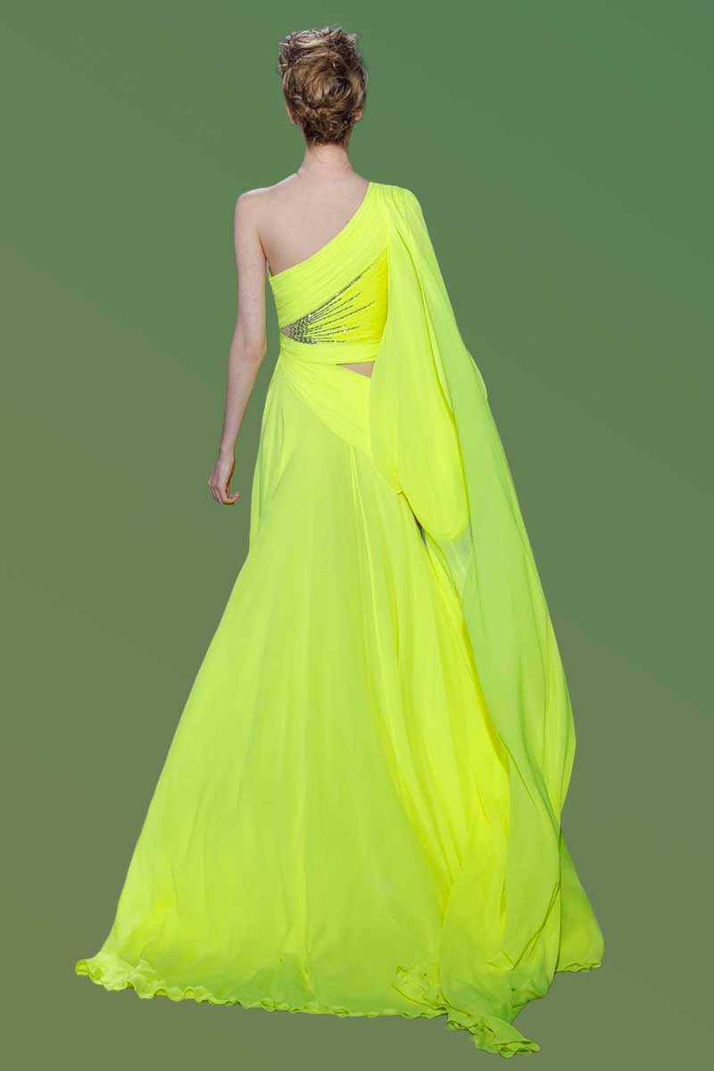 Divinely Iconic One-Shoulder Maxi Dress