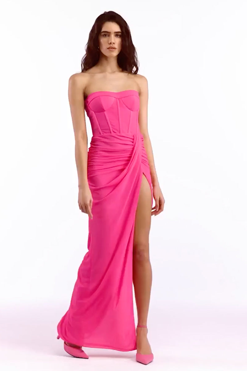 Dream Bodycon Strapless Maxi Dress