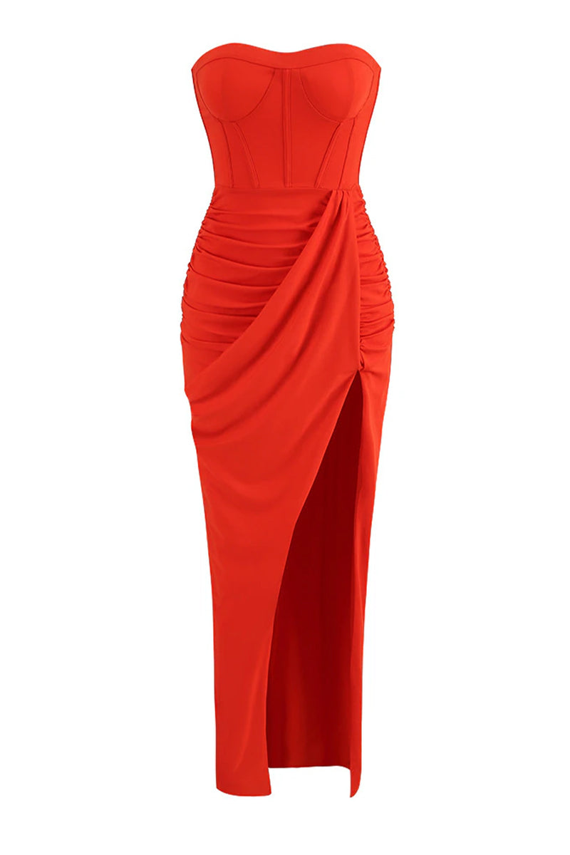 Dream Bodycon Strapless Maxi Dress