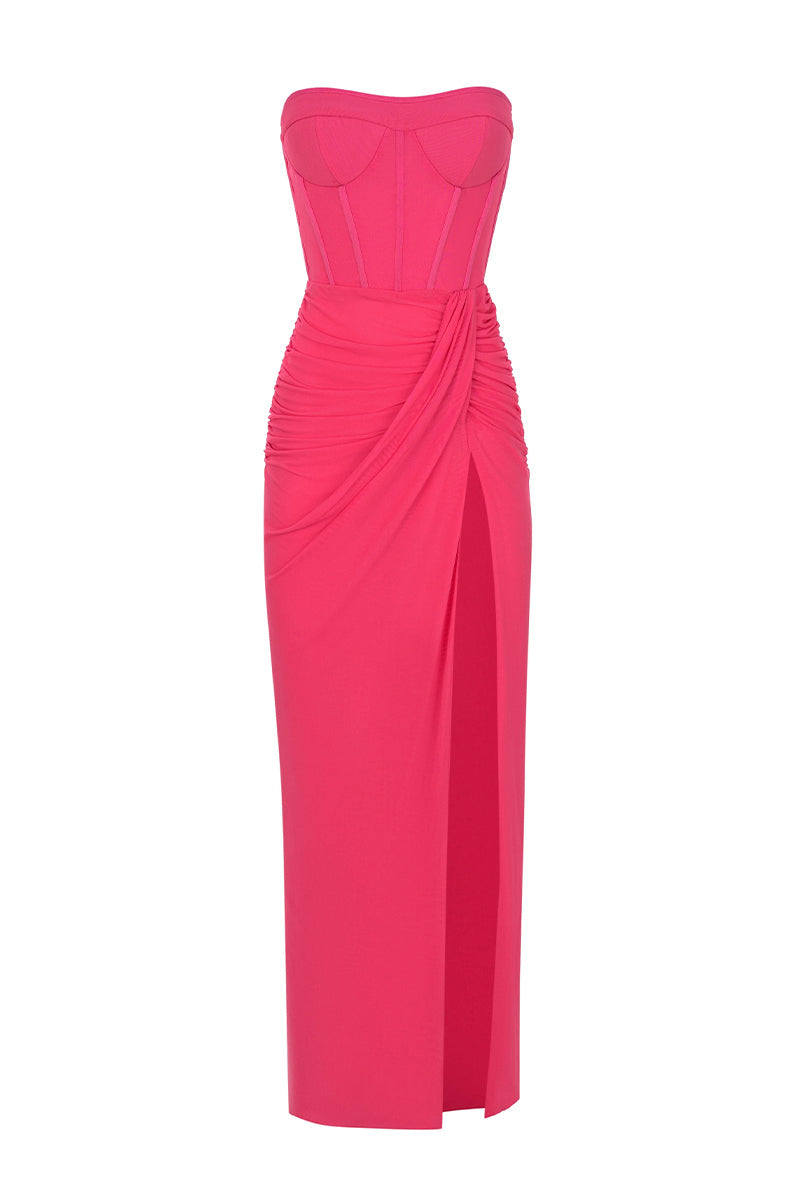 Dream Bodycon Strapless Maxi Dress