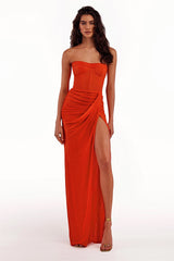 Dream Bodycon Strapless Maxi Dress