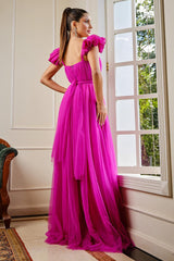 Elisabelle Runway Tulle Maxi Dress