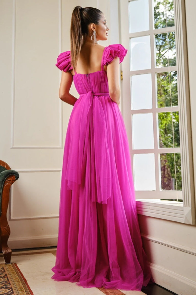 Elisabelle Runway Tulle Maxi Dress