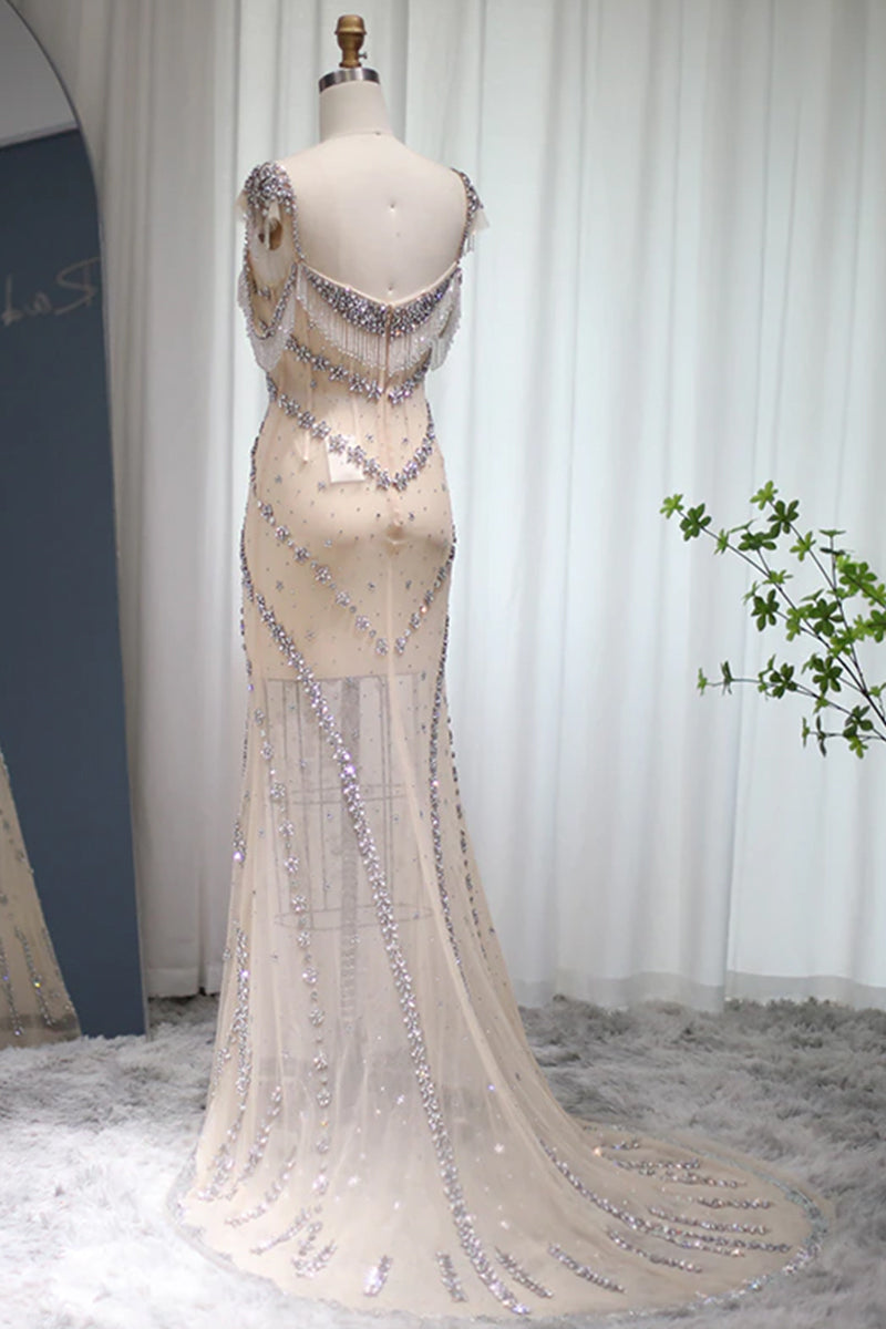 Eliza Doolittle Beaded Maxi Dress