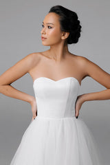 Elizabeth Strapless Midi Dress