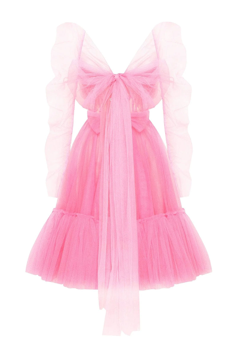 Ellee Strapless Tulle Mini Dress