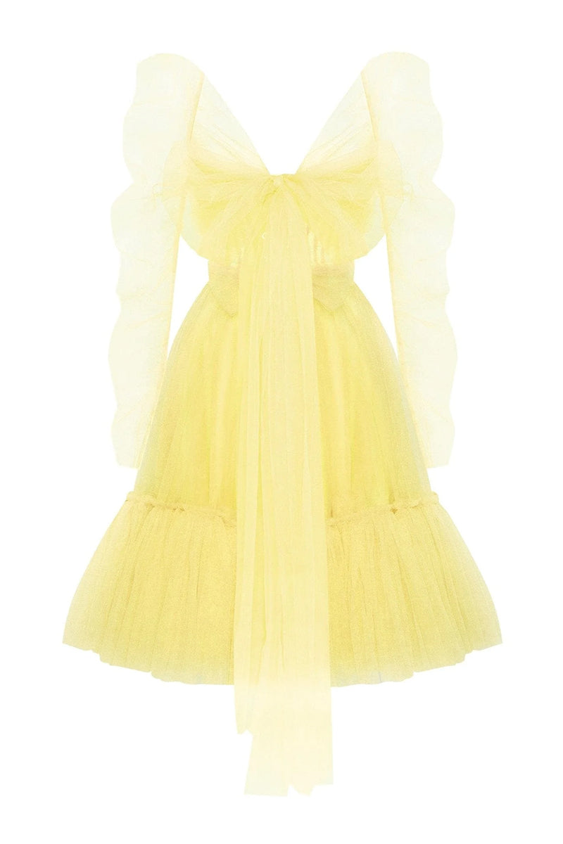 Ellee Strapless Tulle Mini Dress