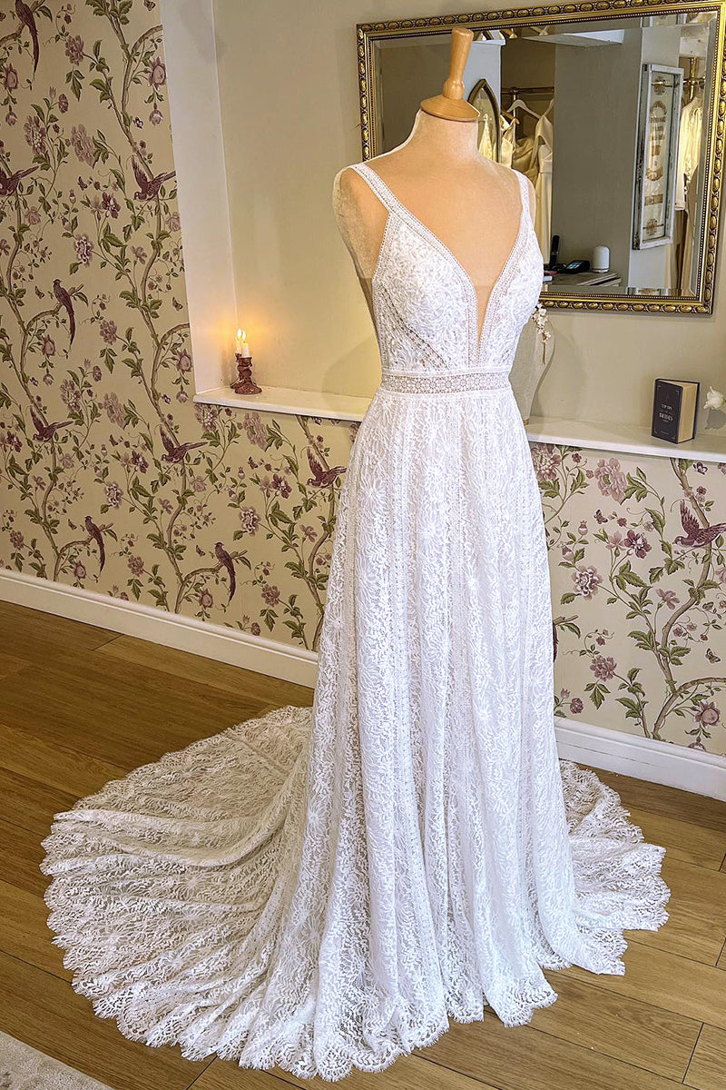 Enchanting Eternity Lace A-Line Wedding Dress