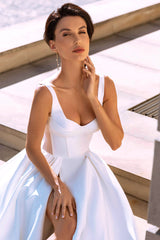 Eternity Satin A-Line Wedding Dress