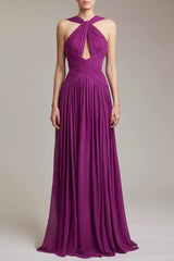 Evelyn Chiffon Maxi Dress