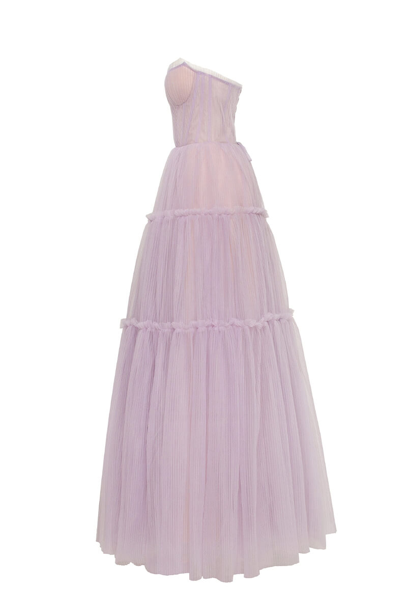 Evening Philosophy Tulle Maxi Dress